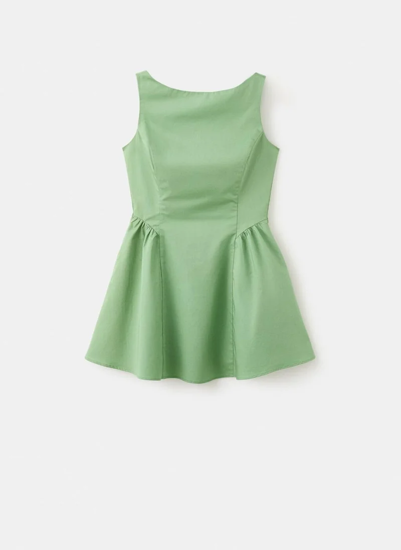 Mango  Flared cotton dress for Women | Best Price UAE
